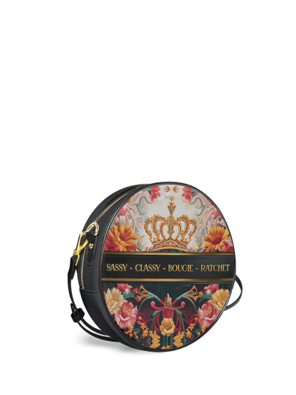 Afroyla "Naija Royale" Circle Crossbody Bag