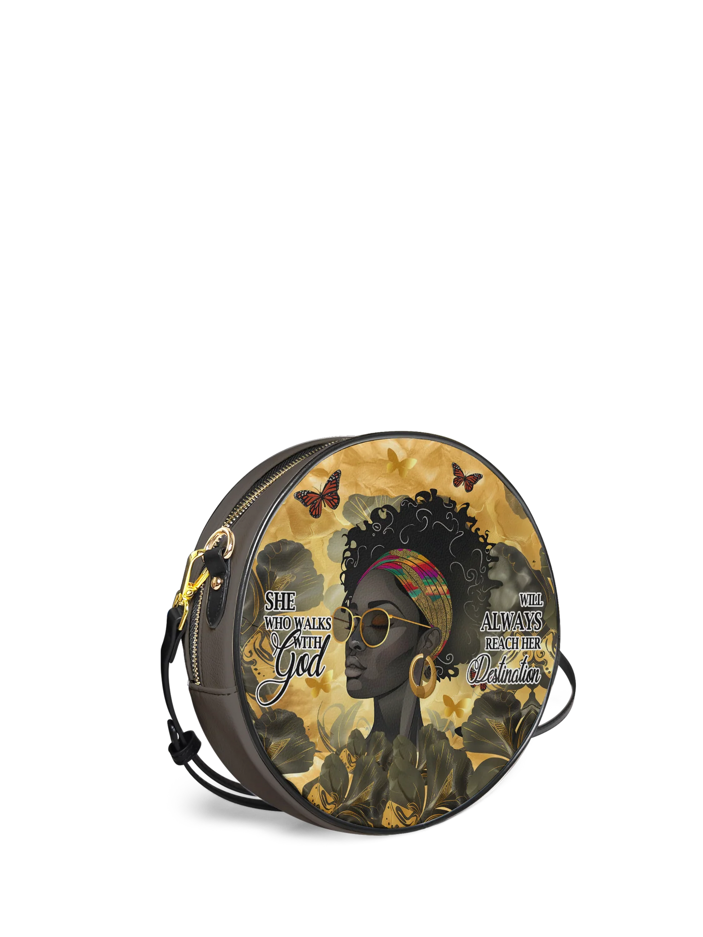 Afroyla "Njia" Circle Crossbody Bag