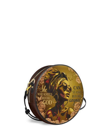 Afroyla "Godfidence" Circle Crossbody Bag
