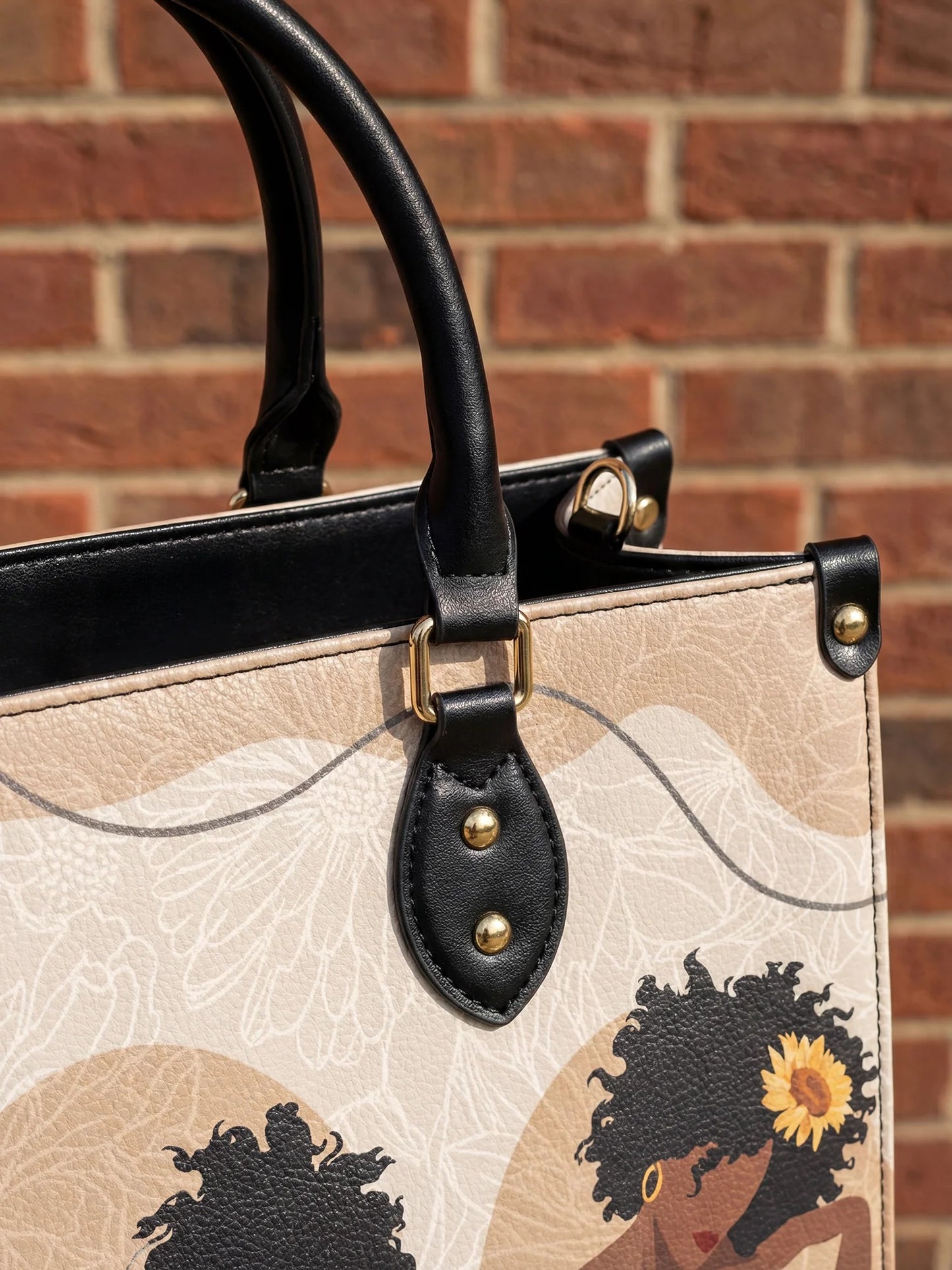 Afroyla "Solina" Leather Handbag