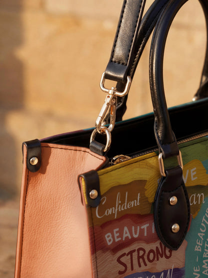 Afroyla "AfroEssence" Leather Handbag