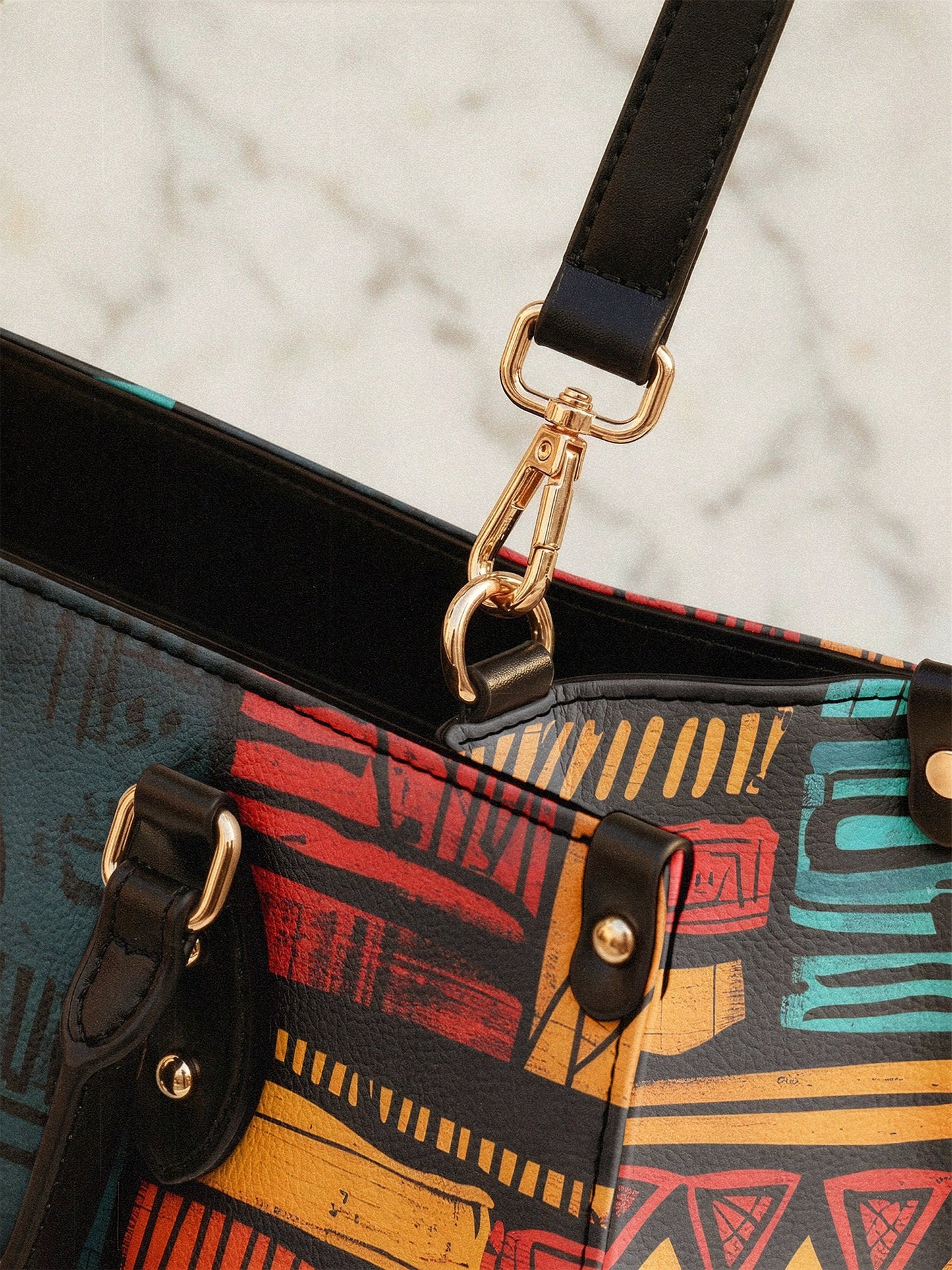 Afroyla "Dopeya" Leather Handbag