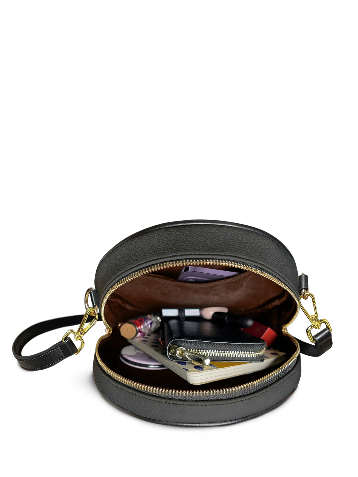 Afroyla "Fahari" Monochrome Circle Crossbody Bag