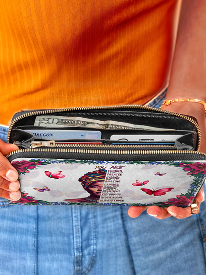 Afroyla "Imani" Dove White Wallet