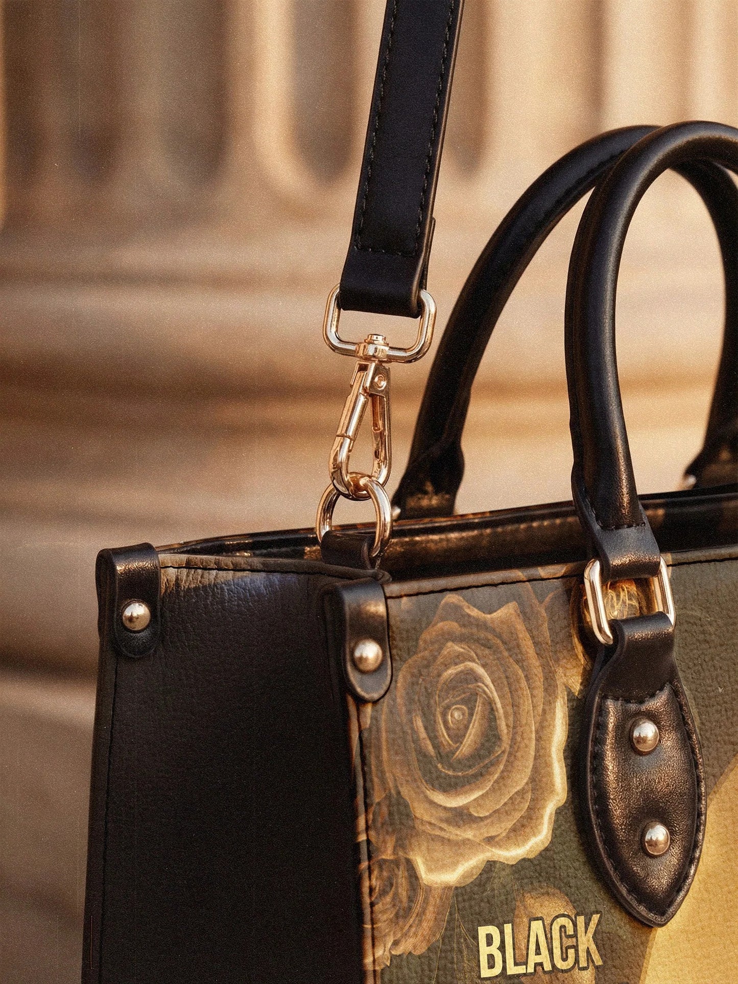 Afroyla "Lumina" Leather Handbag