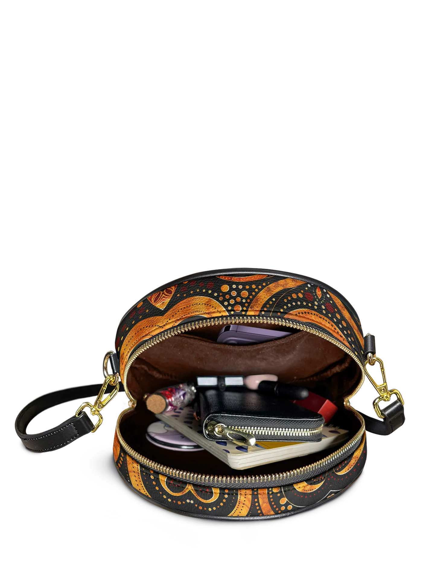 Afroyla "Makeda" Circle Crossbody Bag