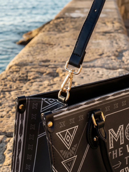 Afroyla "Mamalore" Leather Handbag