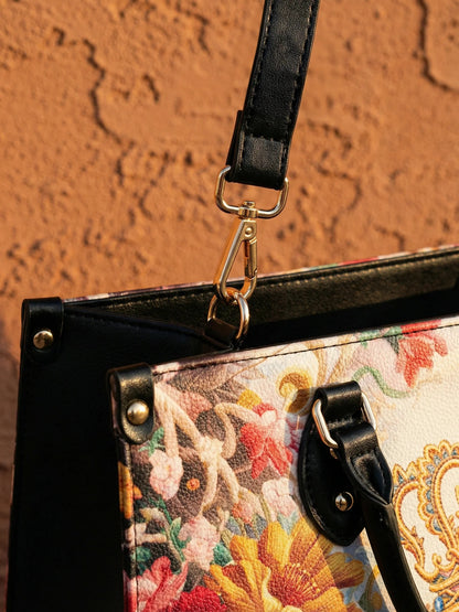 Afroyla "Naija Royale" Leather Handbag