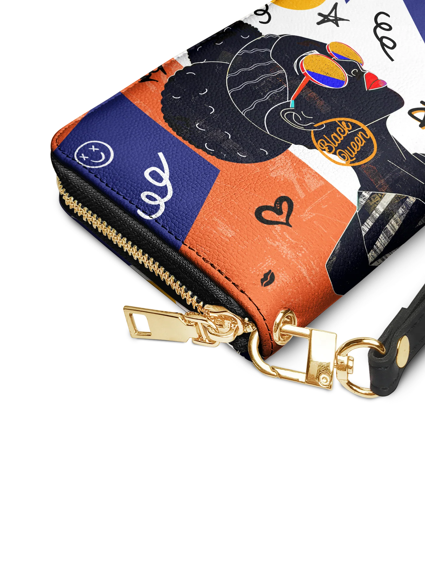 Afroyla "Sanaa" Salt Pop Wallet