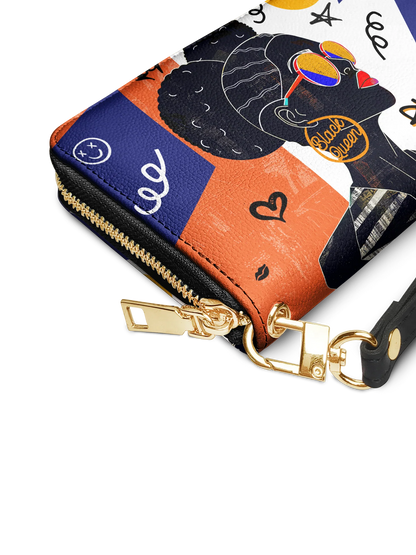 Afroyla "Sanaa" Salt Pop Wallet
