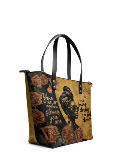 Afroyla "Siyanda" Leather Tote Bag