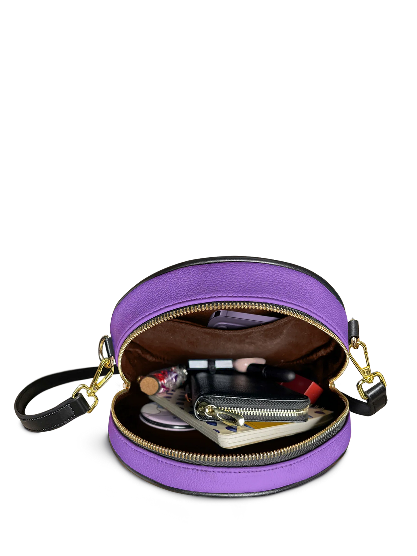 Afroyla "Aina" Grape Soda Circle Crossbody Bag