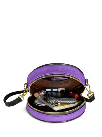 Afroyla "Aina" Grape Soda Circle Crossbody Bag