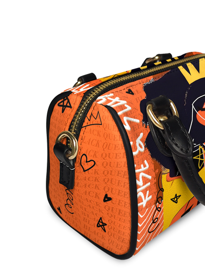 Afroyla "Aina" Orange Sorbet Mini Satchel