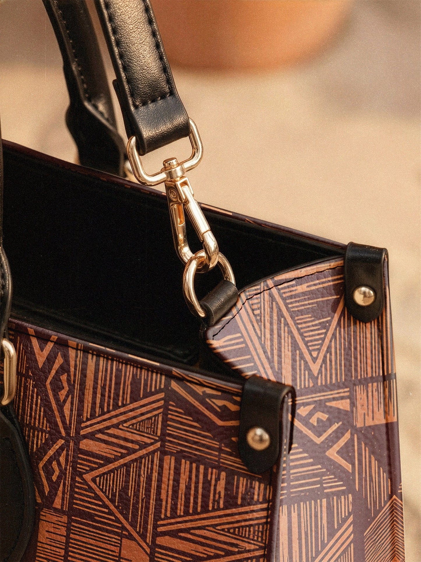 Afroyla "Dope Black Girl" Leather Handbag