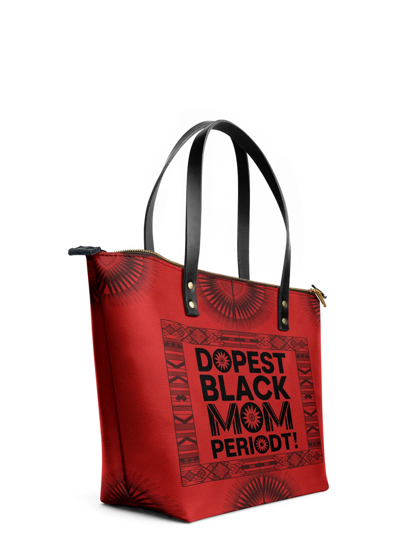 Afroyla "Tajimom" Leather Tote Bag