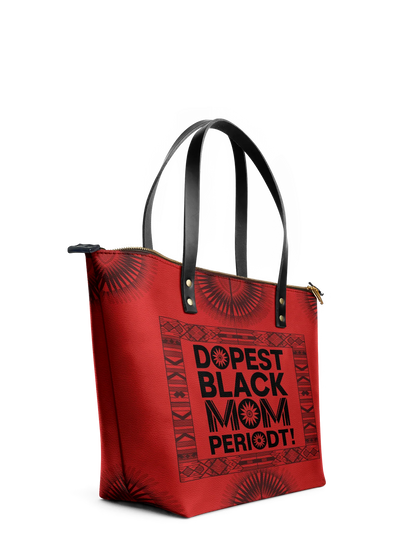 Afroyla "Tajimom" Leather Tote Bag