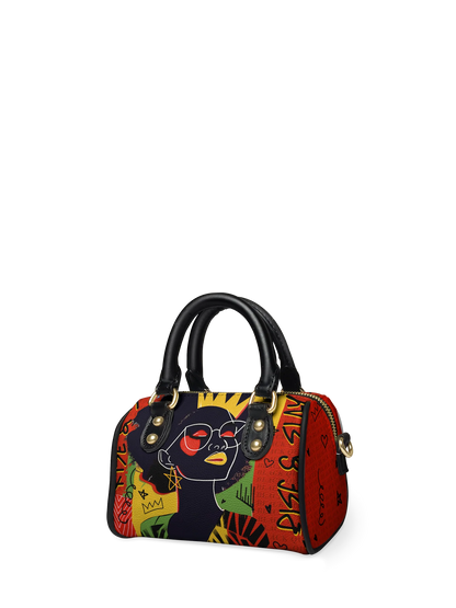 Afroyla "Aina" Flame Red Mini Satchel