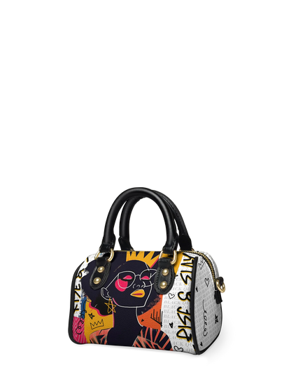 Afroyla "Aina" Coconut White Mini Satchel