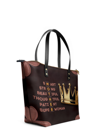 Afroyla "Imarimom" Leather Tote Bag