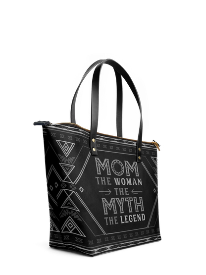 Afroyla "Mamalore" Leather Tote Bag
