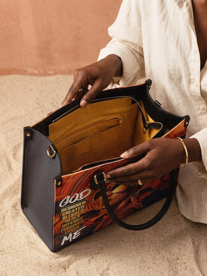 Afroyla "Aseda" Leather Handbag