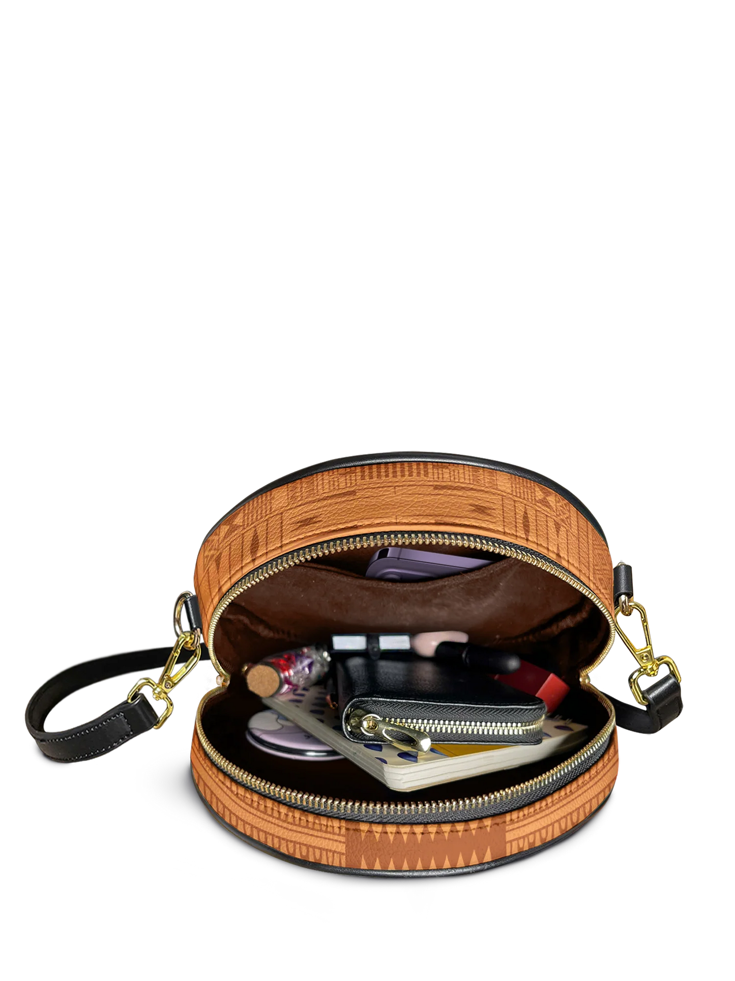 Afroyla "Dope Black Mom" Circle Crossbody Bag