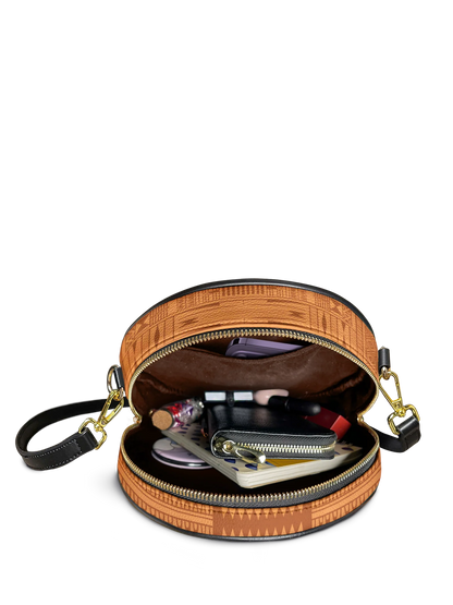 Afroyla "Dope Black Mom" Circle Crossbody Bag