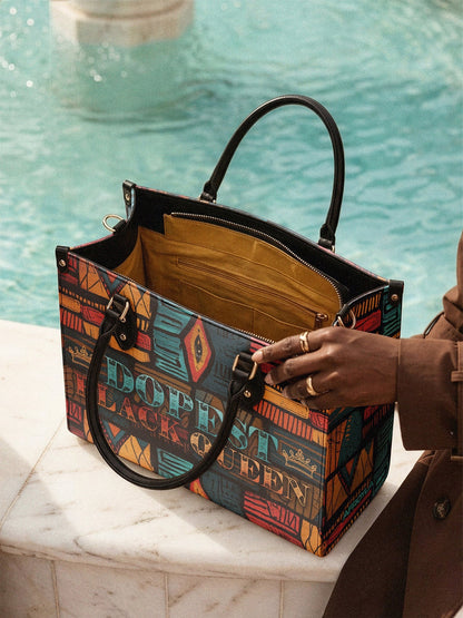 Afroyla "Dopeya" Leather Handbag