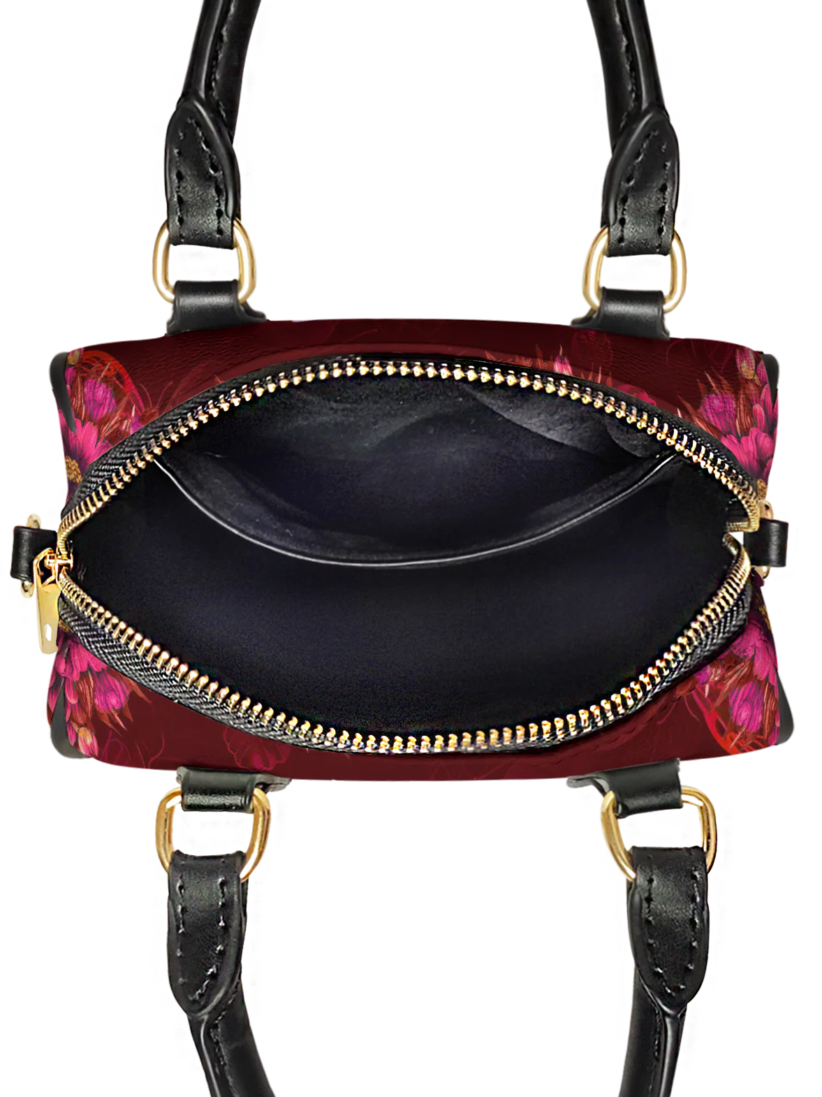 Afroyla "Imani" Pomegranate Red Mini Satchel