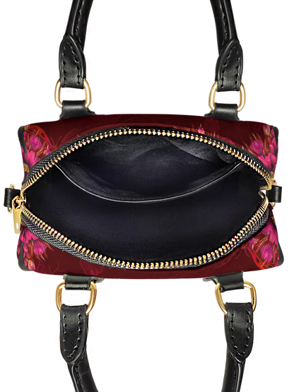 Afroyla "Imani" Pomegranate Red Mini Satchel