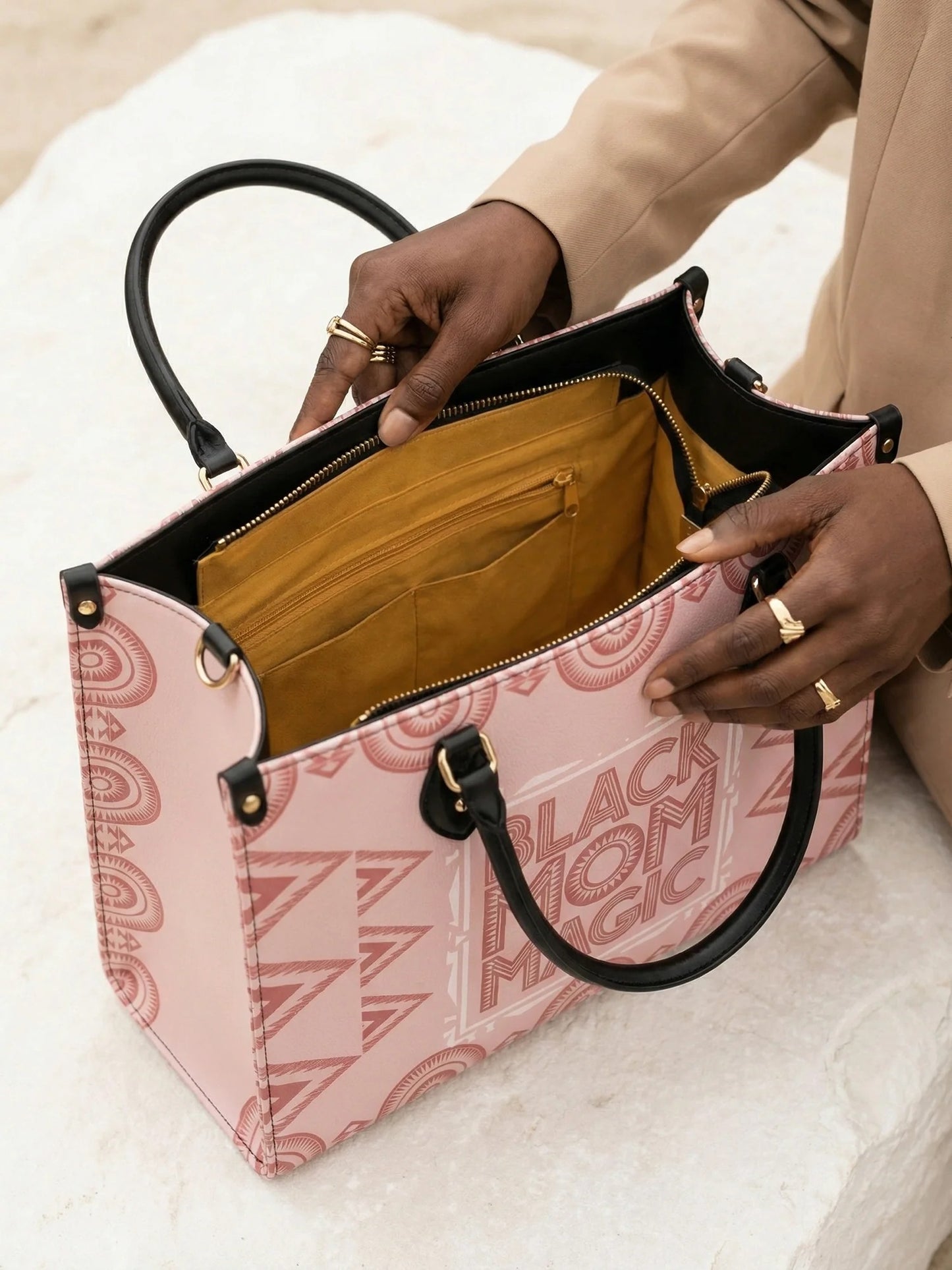Afroyla "Magimama" Leather Handbag
