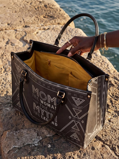 Afroyla "Mamalore" Leather Handbag