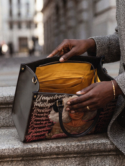 Afroyla "Zalina" Leather Handbag