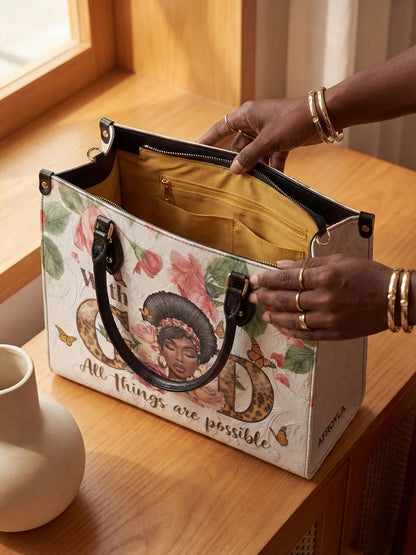 Afroyla "Zanira" Leather Handbag