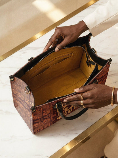 Afroyla "Dope Black Girl" Leather Handbag