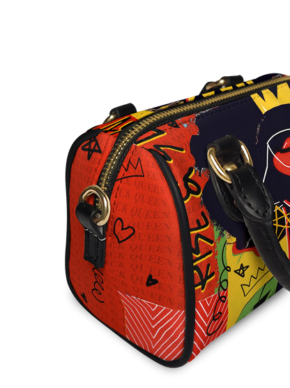 Afroyla "Aina" Flame Red Mini Satchel