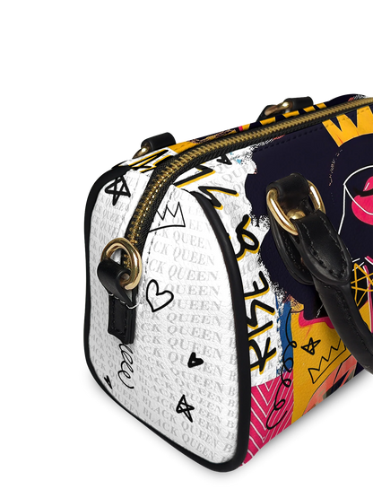 Afroyla "Aina" Coconut White Mini Satchel