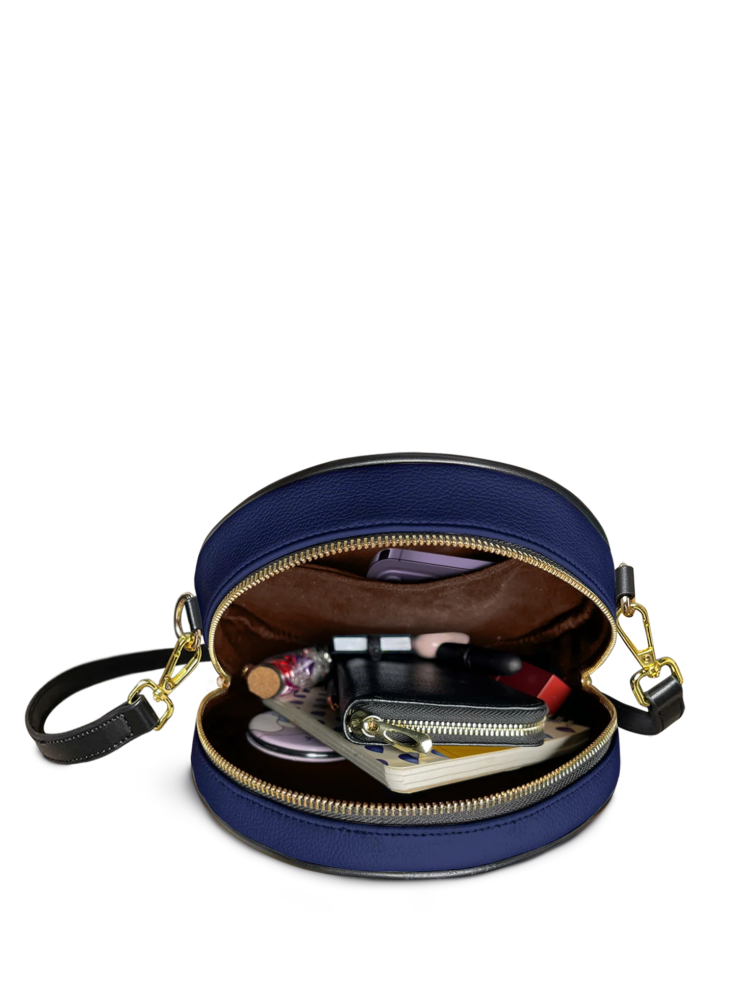 Afroyla "Imani" Blue Orchid Circle Crossbody Bag