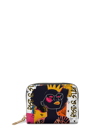 Afroyla "Aina" Coconut White Mini Wallet
