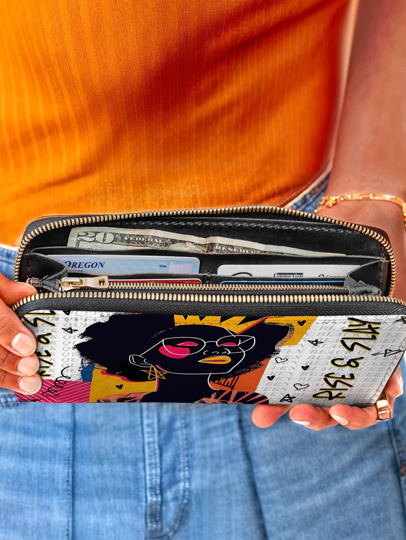 Afroyla "Aina" Coconut White Wallet