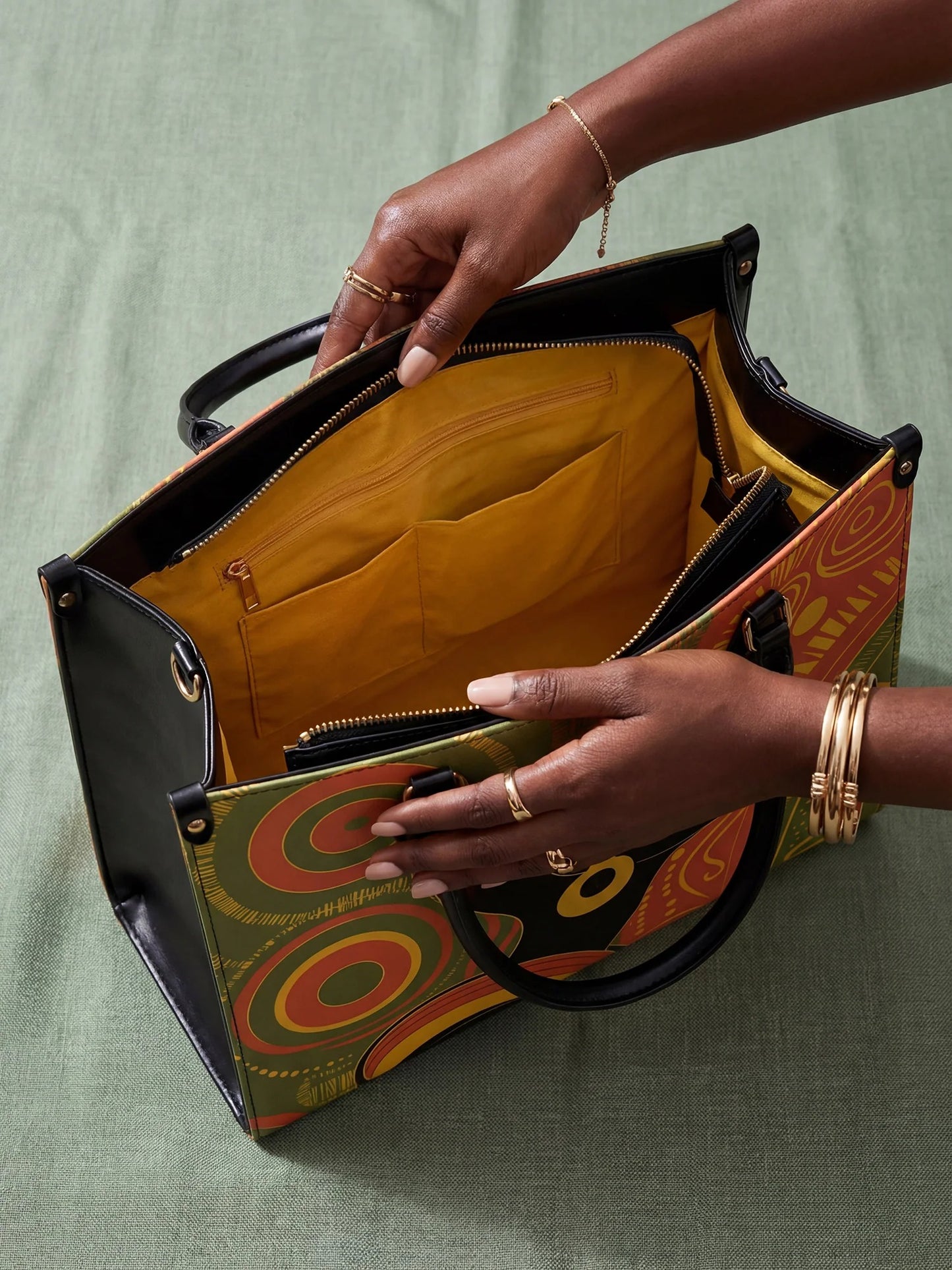 Afroyla "Baldisa" Leather Handbag