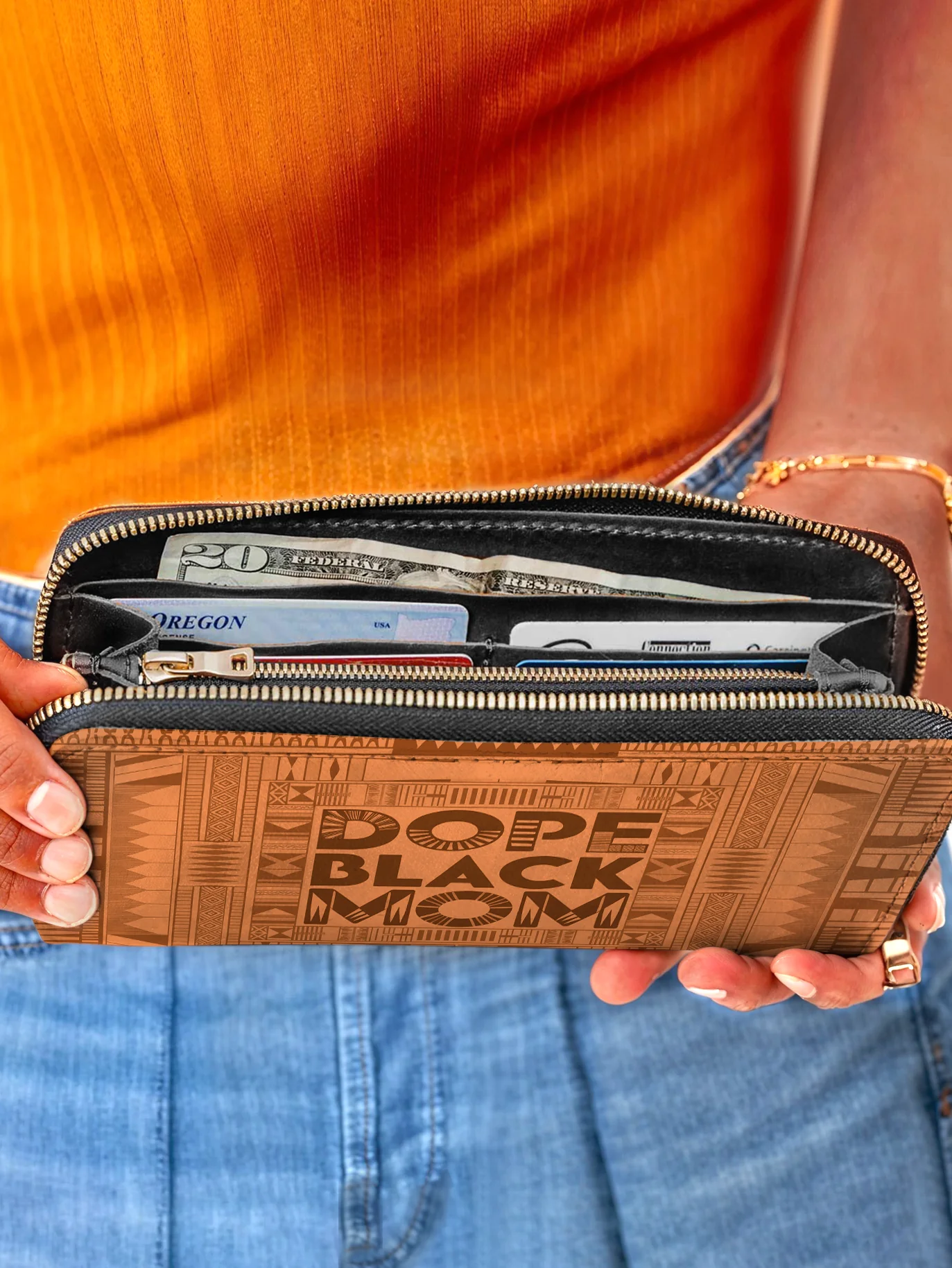 Afroyla "Dope Black Mom" Wallet