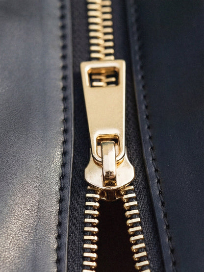 Afroyla "Fahari" Monochrome Leather Handbag