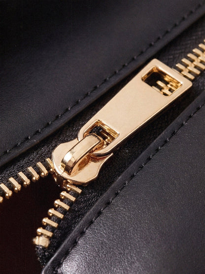 Afroyla "Imani" Blue Orchid Leather Handbag