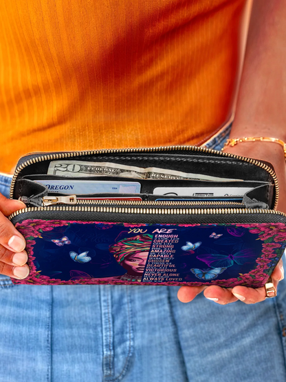 Afroyla "Imani" Blue Orchid Wallet