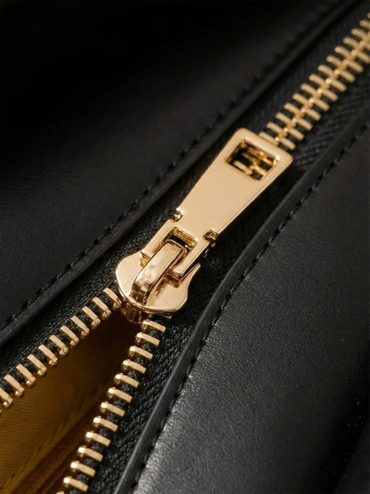 Afroyla "Fahari" Marigold Pop Leather Handbag