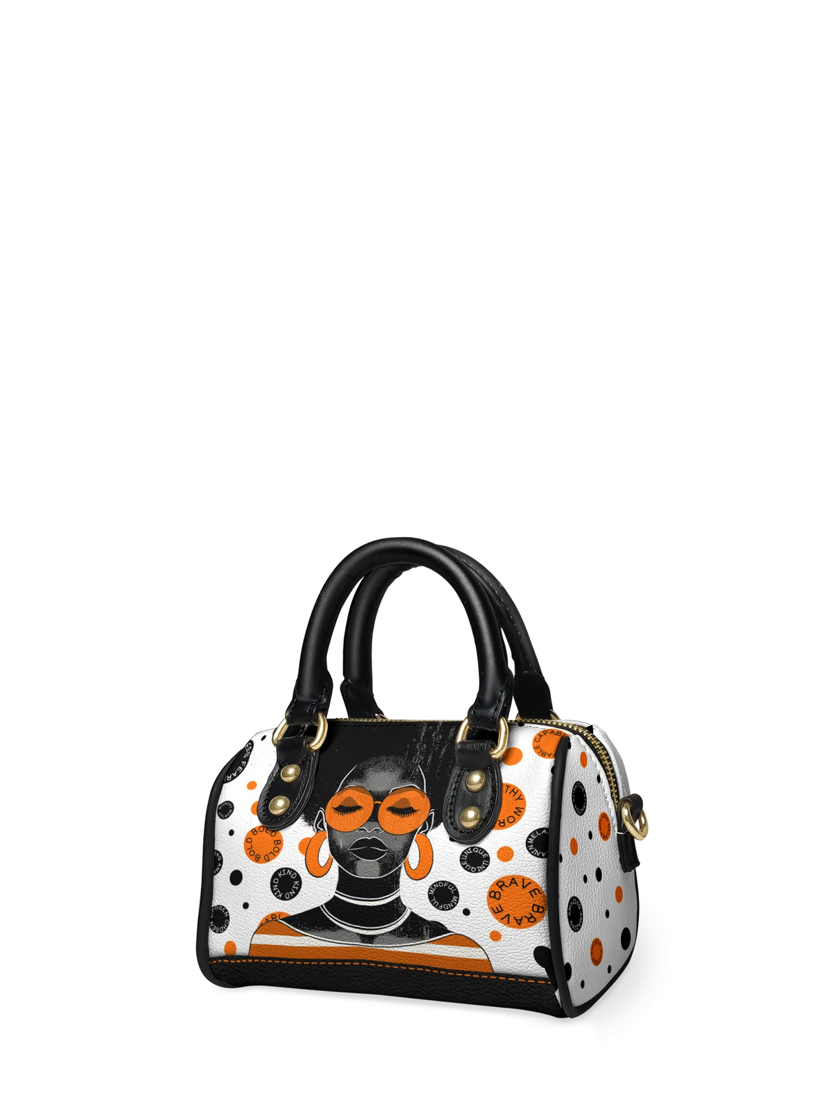 Afroyla "Fahari" Marshmallow Citrus Mini Satchel