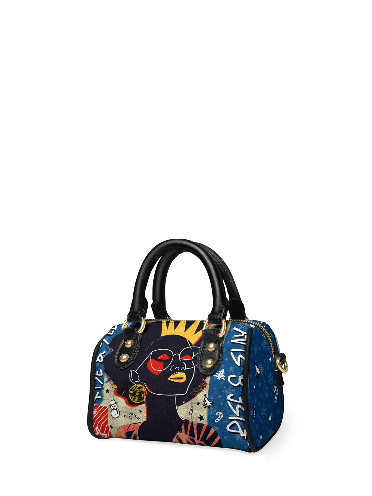 Afroyla "Aina" Blueberry Snow Mini Satchel