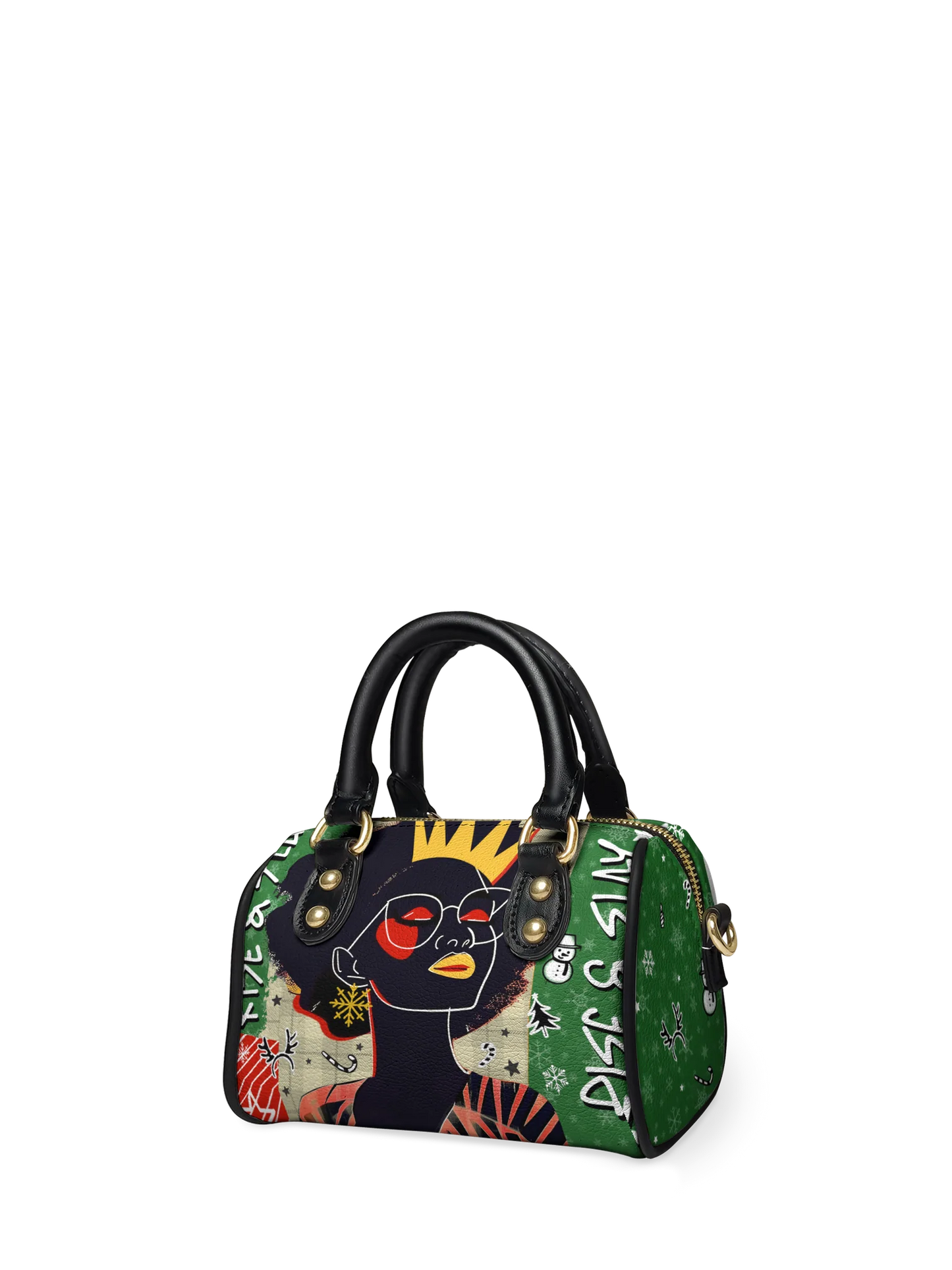 Afroyla "Aina" Lime Pop Xmas Mini Satchel